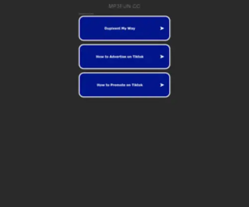 MP3Fun.cc(MP3 downloads) Screenshot