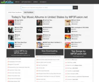 MP3Fusion.net(Free Mp3 Downloads and Songs) Screenshot