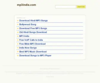 MP3India.com(MP3India) Screenshot