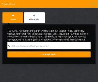 MP3Indir.xyz(YouTube Video indir ve Youtube Mp3 indir) Screenshot