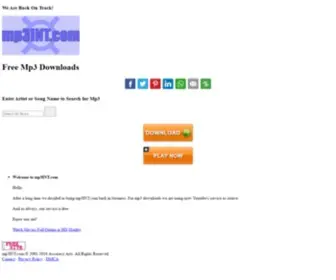 MP3INT.com(Free Mp3 Downloads) Screenshot