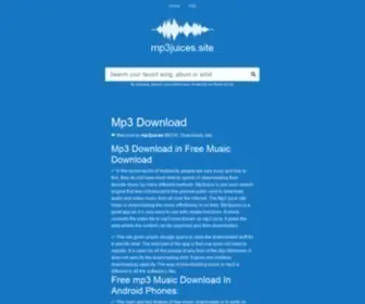 MP3Juices.site(Mp3juices Free Music Downloads Mp3 Download Songs MOBILE) Screenshot