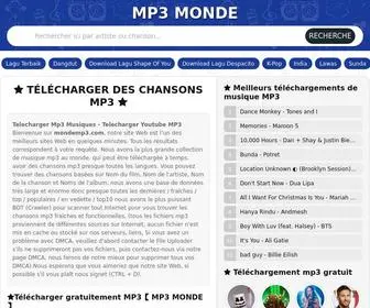 MP3Monde.com(MP3Monde) Screenshot