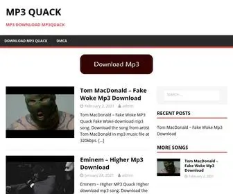 MP3Quack.org(MP3 QUACK) Screenshot