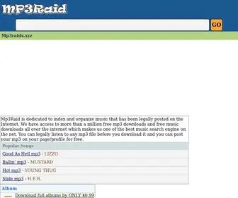 MP3Raids.xyz(Free Mp3 Downloads) Screenshot