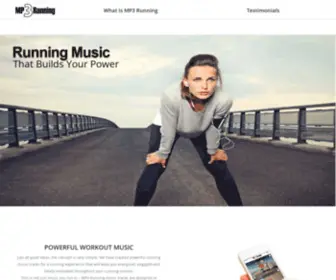 MP3Running.com(Running & jogging music that get you inspired) Screenshot