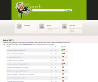 MP3Search.nu(P3 Search) Screenshot