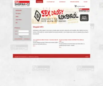 MP3Shopak.cz(SHOPAK) Screenshot