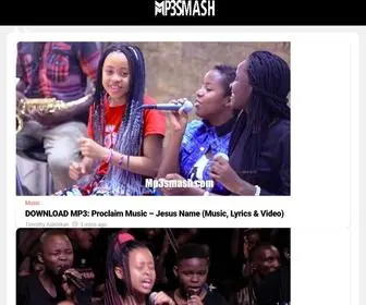 MP3Smash.com(Home of Gospel Music & Entertainment) Screenshot