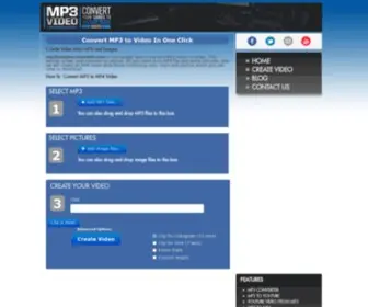 MP3Tovideoconverter.com(MP3 To Video Converter) Screenshot