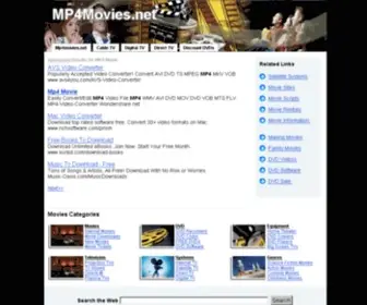 MP4Movies.net(The Leading MP4 Movie Site on the Net) Screenshot
