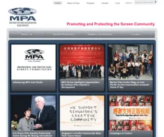 Mpa-I.org(The Motion Picture Association Asia Pacific) Screenshot