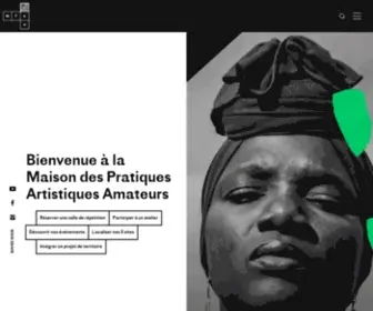 Mpaa.fr(Maison des pratiques artistiques amateurs) Screenshot