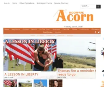 Mpacorn.com(Moorpark Acorn) Screenshot