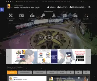 Mpag.gov.my(Halaman Utama) Screenshot