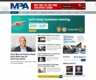Mpamagazine.com.au(Mortgage Professional Australia) Screenshot