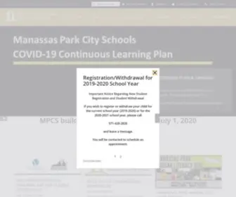 Mpark.net(Manassas Park City Schools) Screenshot