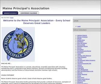 Mpaschedules.org(Maine Principal's Association) Screenshot