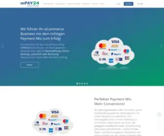 Mpay24.com(Payment Service Provider) Screenshot