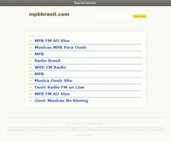 MPBbrasil.com(MPB Brasil) Screenshot
