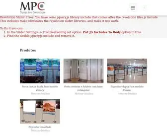 MPC-Displays.com.br(Quadro de avisos) Screenshot