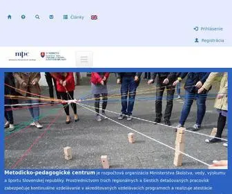 MPC-Edu.sk(Národný inštitút vzdelávania a mládeže) Screenshot