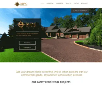 MPcbuilders.net(Fast Custom Home Building) Screenshot