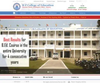 Mpce.in(M P College of Education) Screenshot