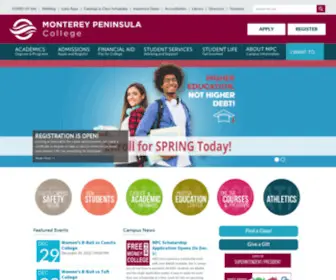 MPC.edu(Monterey Peninsula College) Screenshot