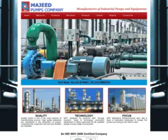 MPcpumps.com(Majeed Pumps Company) Screenshot