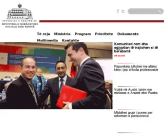 MPCS.gov.al(Ministria) Screenshot