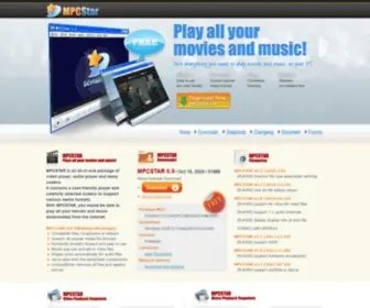 MPCstar.com(Play all your Movies and Music) Screenshot