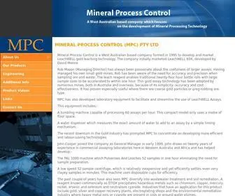 MPcwa.com(Mineral Process Control’s low speed centrifuge) Screenshot