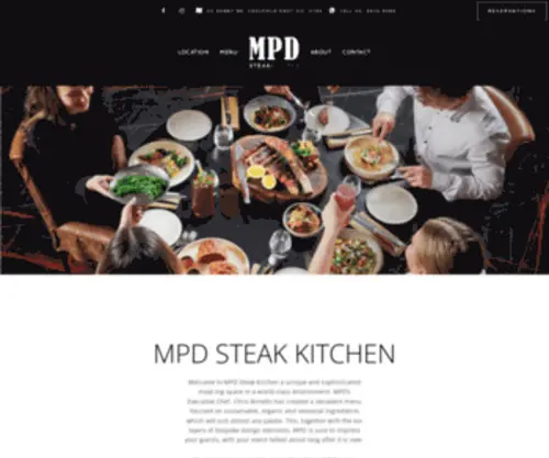 MPDsteakkitchen.com(MPD Steak Kitchen) Screenshot