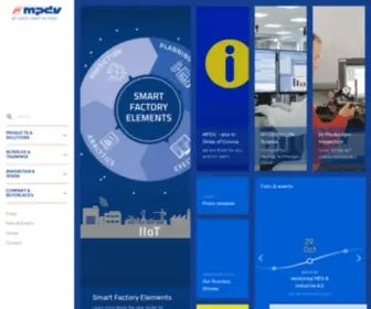 MPDV.com(Fertigungs-IT und Know-how vom Marktführer) Screenshot