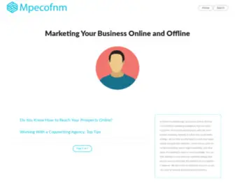 Mpecofnm.com(Marketing Your Business Online and Offline) Screenshot