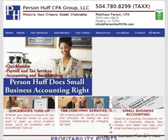 MpersoncPa.com(Person Huff CPA Group) Screenshot