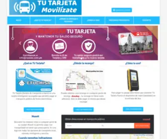 Mpeso.com.pe(TU TARJETA MOVILIZATE) Screenshot