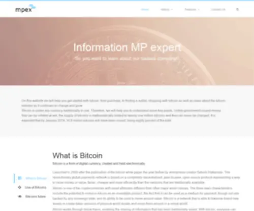 Mpex.co(Bitcoin History) Screenshot