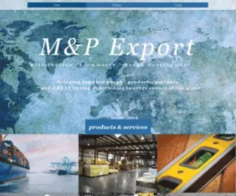 Mpexport.com(M&P Export Corp) Screenshot