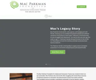 Mpfact.com(The Mac Parkman Foundation) Screenshot