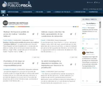 MPFchubut.gov.ar(Ministerio Público Fiscal de la Provincia del Chubut) Screenshot