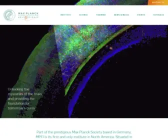 Mpfi.org(The Max Planck Florida Institute for Neuroscience) Screenshot