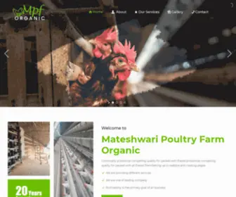 Mpforganic.com(Mateshwari Poultry Farm Organic) Screenshot