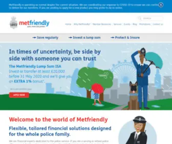 MPFS.org.uk(Savings and investment specialist for the UK Police Family) Screenshot