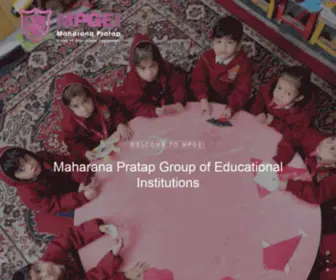 Mpgei.in(Maharana Pratap Group of Education Institutions) Screenshot