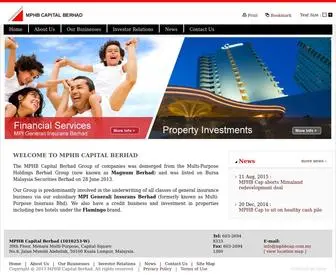 MPHbcap.com.my(MPHB Capital Berhad) Screenshot