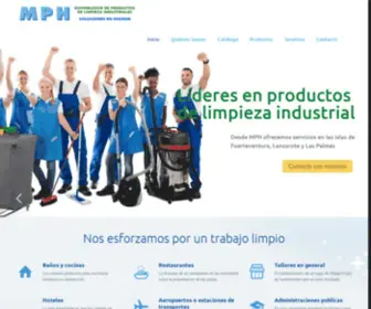 MPhcanarias.com(MPH Soluciones en Higiene) Screenshot