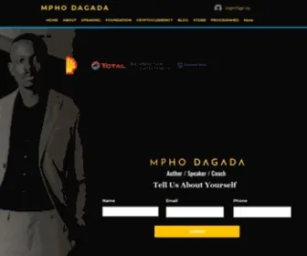 Mphodagada.com(Mpho Dagada) Screenshot