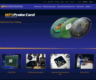 Mpi-Corporation.com(MPI) Screenshot
